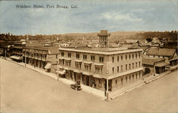 Windsor Hotel Fort Bragg, CA Postcard Postcard