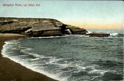 Allegator Rock Postcard