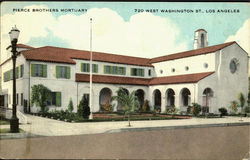 Pierce Bothers Mortuary Los Angeles, CA Postcard Postcard