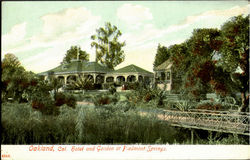 Hotel And Garden At Piedmont-Spring Postcard