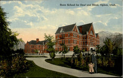 State School For Deaf And Blind Postcard