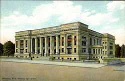 Wheeling High School Postcard