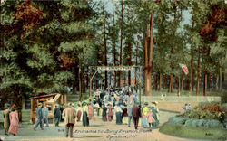 Entrance To Long Branch Park Syracuse, NY Postcard Postcard