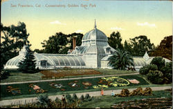 Conservatory Golden Gate Park San Francisco, CA Postcard Postcard