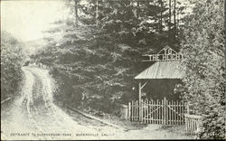 Entrance To Guernewood Park Postcard