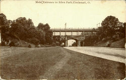 Main Entrance To Eden Park Cincinnati, OH Postcard Postcard