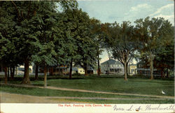 THE PARK FEEDING HILLs CENTER Massachusetts Postcard Postcard