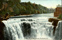 Lower Falls Of The Genesee Postcard