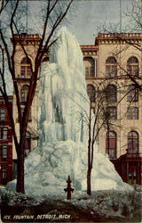 Ice Fountain Postcard