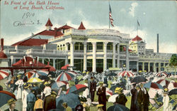 In Front Of The Beach House Long Beach, CA Postcard Postcard