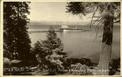 S.S. Tahoe At Tavern Pier Putilam & Valentine Photo Los Angeles, CA Postcard Postcard