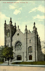 First Methodist Church Postcard