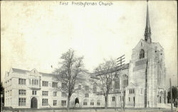 First Presbyterian Church,  27th and Broadway Postcard