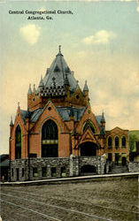 Central Congregational Church Postcard