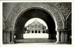 Stanford Memorial Church, Stanford University Postcard