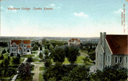 Washburn College Postcard