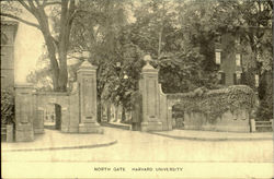 North Gate, Harvard University Postcard