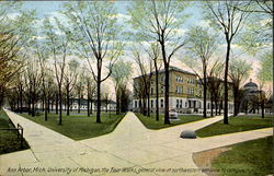 University Of Michigan Postcard