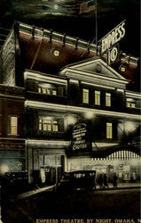 Empress Theatre By Night Postcard