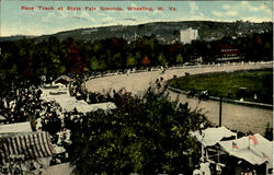 Race Track At State Fair Grounds Postcard