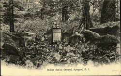 Indian Burial Grounds Postcard