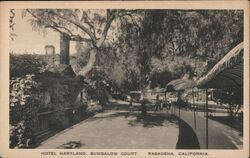 Hotel Maryland Bungalow Court Postcard