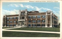 Roosevelt Junior High School Postcard