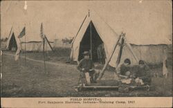 Field Hospital Fort Benjamin Harrison Postcard