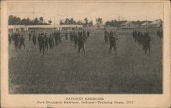 Bayonet Exercise Postcard