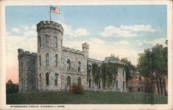 Winnekenni Castle Haverhill, MA Postcard Postcard Postcard