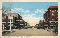 Dewey Street Looking North Postcard