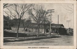 The Sunday Tabernacle Religious Geo. Crossheim Postcard Postcard Postcard