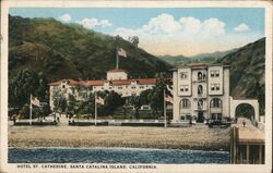 Hotel St. Catherine, Santa Catalina Island Postcard