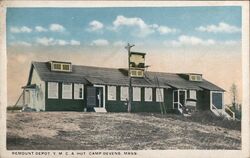 YMCA Hut Camp Devens Postcard