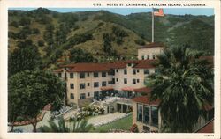 Hotel St. Catherine, Catalina Island Postcard