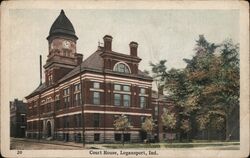 Court House, Logansport Indiana Postcard Postcard Postcard