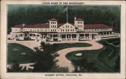 Summit Hotel, Uniontown Postcard