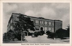 Hamlet High School Postcard