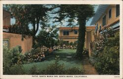 Santa Maria Inn - Patio Postcard