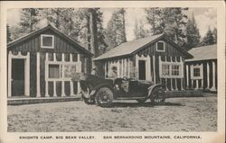 Knights Camp Big Bear Valley Postcard