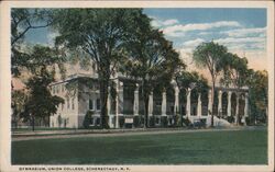 Gymnasium Union College Postcard