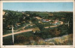 The Road to Jaruc, Havana Florida Postcard Postcard Postcard