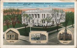 Montgomery County Court House, Independence Kansas Postcard