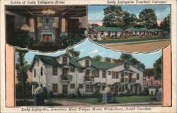 Lady Lafayette, America's Most Unique Hotel Walterboro, SC Postcard Postcard Postcard