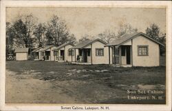 Sunset Cabins Lakeport New Hampshire Postcard Postcard Postcard