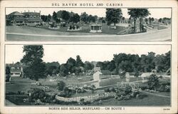 Del Haven Hotel and Cabins Postcard