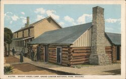 Bright Angel Camp Arizona Grand Canyon National Park Postcard Postcard Postcard