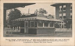 Parsons Red Cross Canteen Postcard