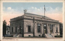 Post Office, Muscatine Iowa Postcard Postcard Postcard