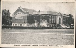 Bowman Gymnasium, Depauw University Postcard